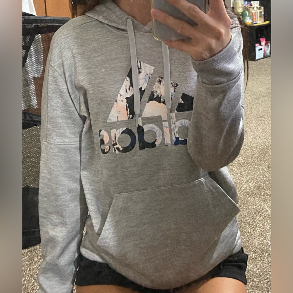 Grey Adidas Hoodie